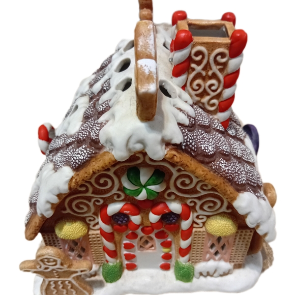 PartyLite Other - PartyLite Gingerbread House with Red and Green Accents